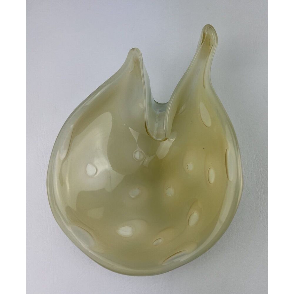 JICo Murano Style Art Glass Dish Bowl